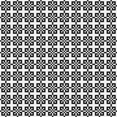 Fototapeta premium Abstract Cross Pattern Dots Logo generative computational art illustration