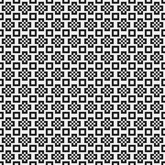 Fototapeta premium Abstract Cross Pattern Dots Logo generative computational art illustration