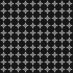 Abstract Cross Pattern Dots Logo generative computational art illustration