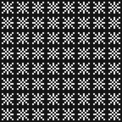 Abstract Cross Pattern Dots Logo generative computational art illustration