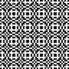 Fototapeta premium Abstract Cross Pattern Dots Logo generative computational art illustration