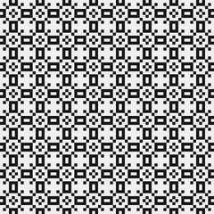 Fototapeta premium Abstract Cross Pattern Dots Logo generative computational art illustration