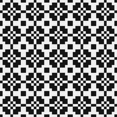 Fototapeta premium Abstract Cross Pattern Dots Logo generative computational art illustration