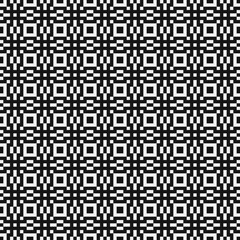 Fototapeta premium Abstract Cross Pattern Dots Logo generative computational art illustration