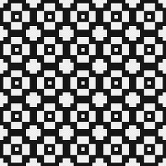 Fototapeta premium Abstract Cross Pattern Dots Logo generative computational art illustration