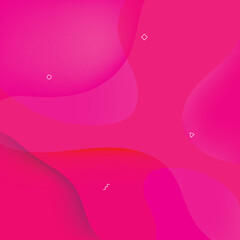 flat design abstract curve gradient vector background