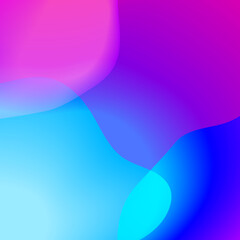 Abstract fluid gradient background design vector