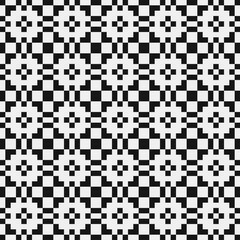 Fototapeta premium Abstract Cross Pattern Dots Logo generative computational art illustration