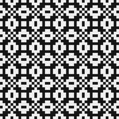 Fototapeta premium Abstract Cross Pattern Dots Logo generative computational art illustration