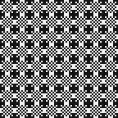 Abstract Cross Pattern Dots Logo generative computational art illustration