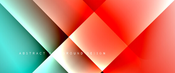 Fluid gradients with dynamic diagonal lines abstract background. Bright colors with dynamic light and shadow effects. Vector wallpaper or poster
