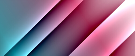 Obraz premium Fluid gradients with dynamic diagonal lines abstract background. Bright colors with dynamic light and shadow effects. Vector wallpaper or poster