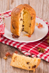 Panettone Christmas cake.