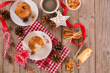 Panettone Christmas cake.