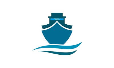 yacht logo ship vector