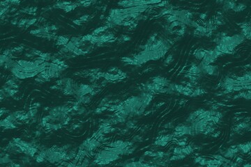Fototapeta na wymiar beautiful teal, sea-green liquid surface under the rain digitally made background or texture illustration