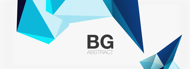 3d mosaic abstract backgrounds, low poly shape geometric design