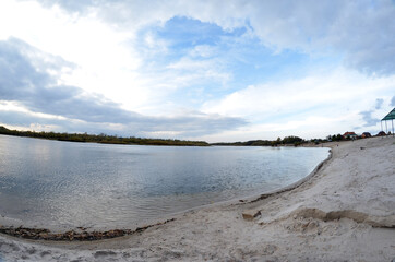 Natural landscape in Kiev Region at autumn