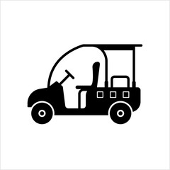 Golf Cart Icon, Sport Cart, Golf Car Icon
