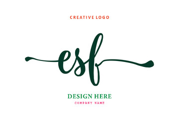 ESF lettering logo is simple, easy to understand and authoritative