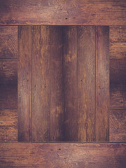 Old wooden table as background