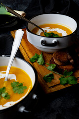 pumpkin meal soup for halloween