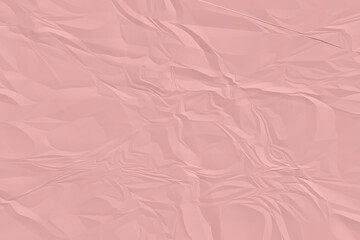 crumpled pink paper background close up