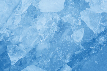 Obraz premium background texture of cold blue ice