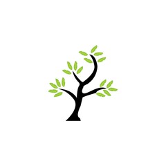 Obraz premium Tree icon logo, vector design