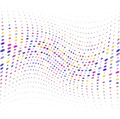abstract background with colorful dots
