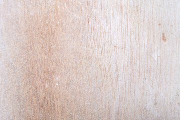 Table top view of birch wood texture in white pale color background. Grey clean grain rough oak...