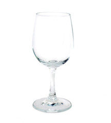empty glass isolated on white