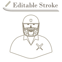 Cricket Player Icon