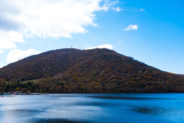 Red leaves on Akagi mountain in Gunma prefecture Japan