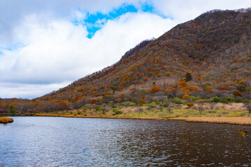 Red leaves on Akagi mountain in Gunma prefecture Japan