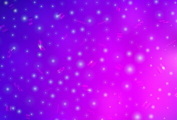 Light Purple, Pink vector background in Xmas style.
