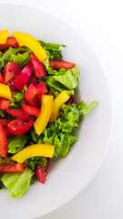 salad with vegetables