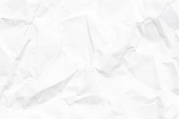 Obraz premium Grunge wrinkled white color paper textured background