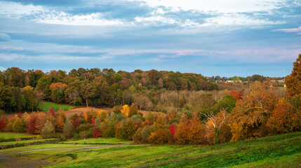 autumn in the french countryside, Pyrenees Atlantiques