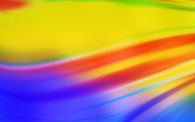 Light Blue, Yellow vector blurred pattern.