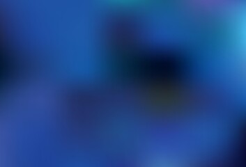 Light BLUE vector blurred shine abstract template.