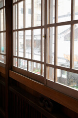 和風建築格子窓