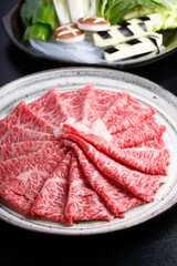 牛しゃぶ霜降り肉