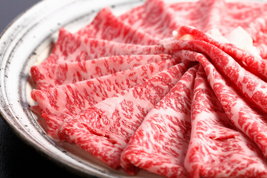 牛しゃぶ霜降り肉