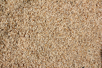 Heap of organic natural sesame seeds