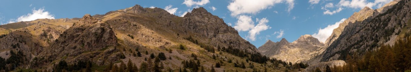 Fototapeta na wymiar French Alps panorama