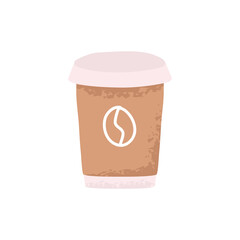 cup of coffee Hand drawn vector illustration