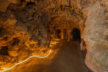 Underground tunnel in Castle Quinta da Regaleira