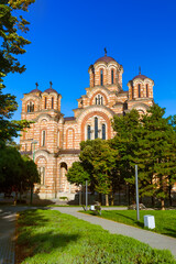 Fototapeta na wymiar Saint Marko Church in Belgrade - Serbia