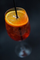 orange juice in glass